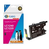 Cartouche compatible Brother LC1240 - noir - G&G