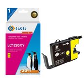 Cartouche compatible Brother LC1280XL - jaune - G&G