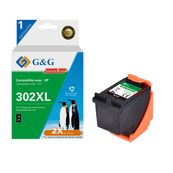 Cartouche compatible HP 302XL - noir - G&G
