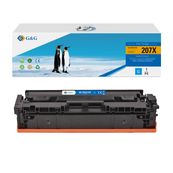 Cartouche laser compatible HP 207X - cyan - G&G