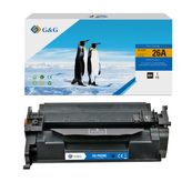 Cartouche laser compatible HP 26A - noir - G&G