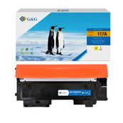Cartouche laser compatible HP 117A - jaune - G&G