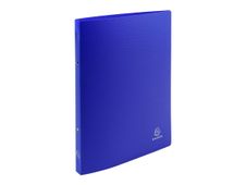 Exacompta - Classeur 2 Anneaux 15mm Polypropylène Opak - Format A4 - Bleu Foncé