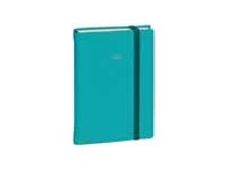 Agenda Quo Vadis Silk Executif Prestigio -semainier - 16 x 16 cm - couverture turquoise
