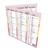 CALENDRIER ORIGAMI FR - Iconique - 26x13 cm - Quo Vadis