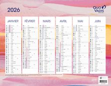 CALENDRIER FANTAISIE FR - Iconique - 27x21 cm - Quo Vadis