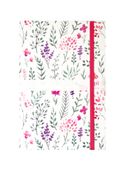 Agenda à élastique Oxford Flowers - 1 semaine sur 2 pages - 16 x 24  cm - Décor Herbier - Hamelin