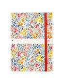 Agenda à élastique Oxford Flowers - 1 semaine sur 2 pages - 15 x 21  cm - Décor Peps - Hamelin
