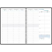 Agenda de bureau Forever Consultations 29S spiralé - Intérieur recyclé - 1 semaine sur 2 pages - 21 x 29,7 cm - Bleu - Exacompta