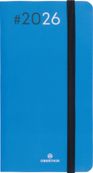 Oberthur Néo Flex 16 Pocket - Agenda - semainier - 89 x 165 mm - papier blanc - couverture grise (pack de 6)
