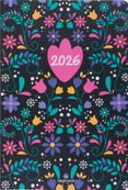 Agenda Lima - 1 semaine sur 2 pages - 17 x 24,5 cm - noir - Oberthur