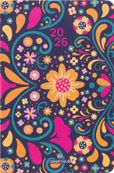 Agenda Lima - 1 semaine sur 2 pages - 10 x 15 cm - violet - Oberthur
