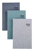 Agenda journalier Saturnus Luxe – format 4L – disponible dans différentes couleurs – Brepols