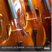 Calendriers 30x30cm 16 mois Aquarupella - Instruments de musique
