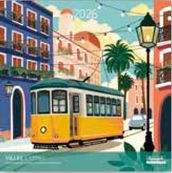 Calendriers 30x30cm 16 mois Aquarupella - Villes