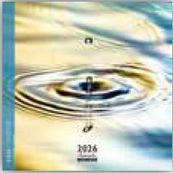 Calendrier 16x16cm 16 mois Aquarupella - Eau