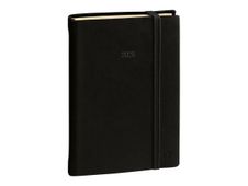 Quo Vadis Silk - Agenda - 2025 - 120 x 170 mm - papier ivoire - couverture noire