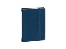Quo Vadis Daily Pocket Prestige Silk - Programme de planification - 2026 - semainier - 85 x 130 mm - papier ivoire - couverture bleu marine