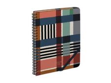 Agenda BLUE ART Nouvelle - semainier - 17 x 24 cm - 128 pages - tartan