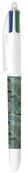 BIC 4 Couleurs Décors Jungle Stylo-Bille Rétractable et Rechargeable Pointe Moyenne (1,0 mm) 