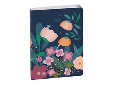 Exacompta Mini Labo EasyDay Journal 17 - Agenda - 2026 - 1 jour par page - livre de poche - 120 x 170 mm - papier blanc - couverture bleue