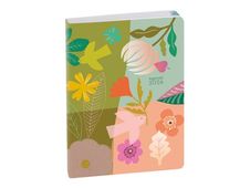 Exacompta Mini Labo EasyDay Journal 17 - Agenda - 2026 - 1 jour par page - livre de poche - 120 x 170 mm - papier blanc - couverture verte