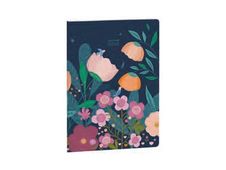 Exacompta Mini Labo EasySlim 21 - Agenda - 2025 - 2026 - mois à afficher - agrafé - mini - 150 x 210 mm - 64 pages - papier blanc - couverture bleue