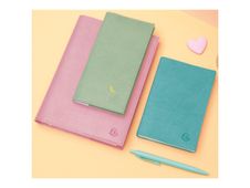 Exacompta Ondine EasyDay 15 - Agenda - 100 x 150 mm - couvertures aux couleurs assorties