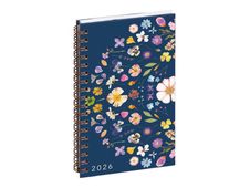 Exacompta Chemin Des Marettes Eurotime 16 S - Agenda - 90 x 160 mm - couverture rose