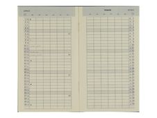 Brepols Plan-O-Rama - Recharge d'agenda - 92 x 160 mm