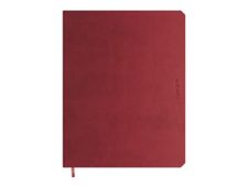 de KEMPEN - Agenda planificateur hebdomadaire - 170 x 220 mm - papier crème - bordeaux