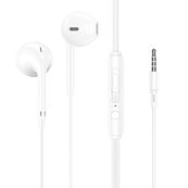 WOW - Ecouteurs filaires avec micro  - intra-auriculaire - blanc