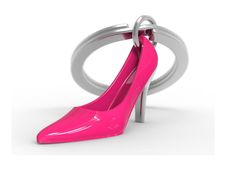 Metalmorphose - Porte-clés - high heel - alliage de zinc - rose brillant