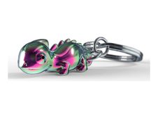 Metalmorphose - Porte-clés - chameleon - alliage de zinc - arc-en-ciel