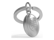 Metalmorphose - Porte-clés - rugby - alliage de zinc - shiny chrome