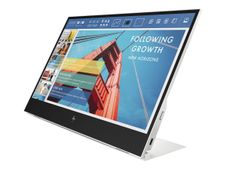 HP E14 G4 Portable - Écran LED - 14" - portable - 1920 x 1080 Full HD (1080p) @ 60 Hz - IPS - 400 cd/m² - 800:1 - 5 ms - 2xUSB-C - support en argent - pour HP EliteBook 745 G5, 830 G5, 830 G6, 840 G5, 840 G6
