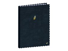Quo Vadis Fantasy - Carnet de notes - A5 - 48 feuilles / 96 pages - couverture noire