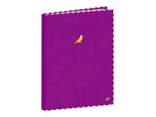 Exacompta - Carnet de notes - 15 x 21 cm - 48 feuilles / 96 pages - couverture violette
