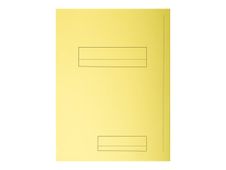 Exacompta Nature Future Jura 250 - Chemise à 2 rabats - pour A4 - capacité : 200 feuilles - jaune (pack de 50)