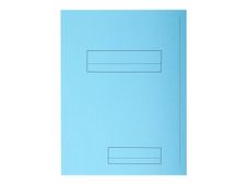 Exacompta Nature Future Jura 250 - Chemise à 2 rabats - pour A4 - capacité : 200 feuilles - bleu clair (pack de 50)