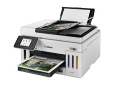 Canon MAXIFY GX6150 MegaTank - Imprimante multifonctions - couleur - jet d'encre - CISS - Legal (216 x 356 mm), A4 (210 x 297 mm) (original) - A4/Legal (support) - jusqu'à 24 ipm (impression) - 350 feuilles - USB 2.0, Wi-Fi(n), LAN