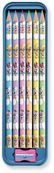 Plumier métal 6 crayons de couleurs Diddl