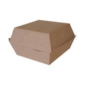 200 Boîtes burger PM Kraft brun - 110 x 110 x 80 mm