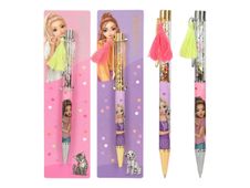 TOPModel - Stylo à bille - disponible en différents designs - bleu - rétractable