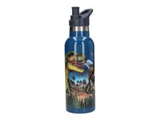 Dino World GALAXY - Bouteille d'eau - Taille 7.5 x 7.7 cm - hauteur 25 cm - 500 ml - bleu