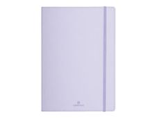 Oberthur - Cahier de notes - reliure piquée - A5 (148 x 210 mm) - 100 feuilles / 200 pages - papier ivoire - doublé