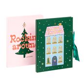 Carnet rembordé Noël - 160 pages - couleurs assorties - Viquel