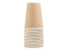 Pronappe - Tasse - Taille 7 cm diameter - 200 ml - jetable - kraft (pack de 15)