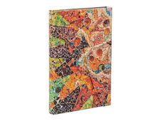 PAPERBLANKS GAUDI'S MOSAICS - Carnet couverture rigide - mini 95 x 140 mm - 176 pages unies ivoire - Le Soleil de Gaudi orange