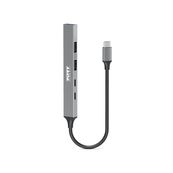 PORT Designs - Hub 4 ports USB-A + 1 X USB-C